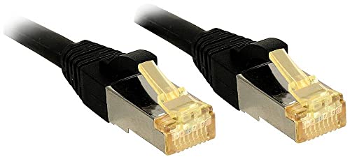 LINDY Cat.7 S/FTP PIMF LSOH Black Patch Cable, 15 metres