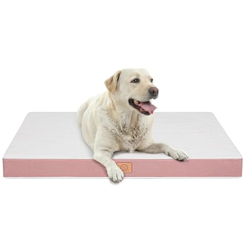 Image of Sunheir Washable Orthopedic Small Dog Bed, Waterproof Puppy Dog Crate Bed