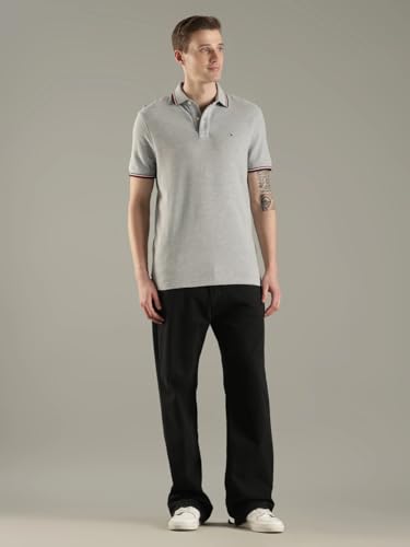 Image of Tommy Hilfiger Men Polo Cotton Regular Fit Shirt