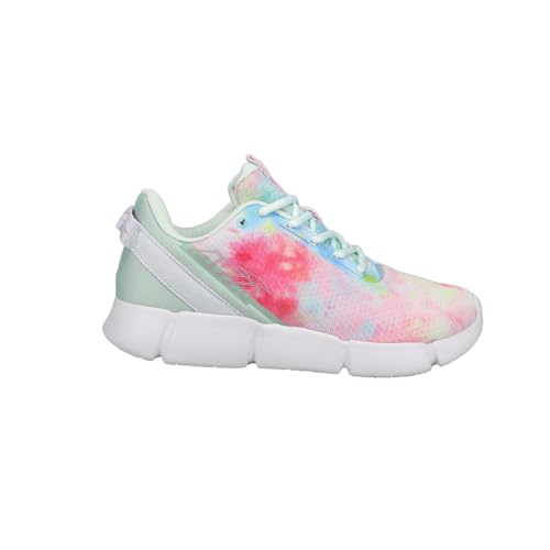 Avia Kids Girls Avi-Blitz Tie-Dye Lace Up Sneakers Shoes Casual - Green, Pink