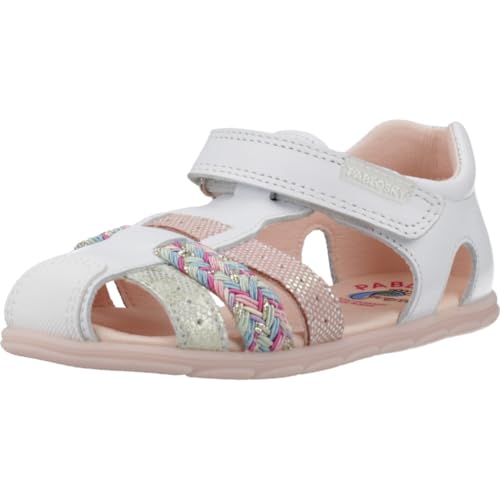 Sandale blanche Pablosky Zig 067100 en taille 27 pour enfant