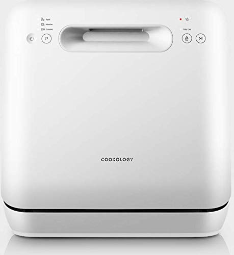 Cookology MCDW2WH Mini Table Top Dishwasher, 2 Places in White