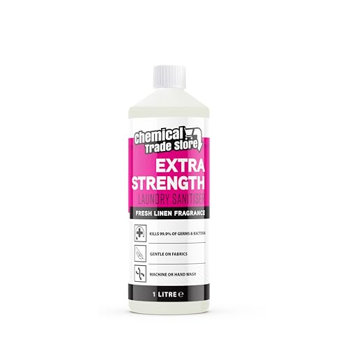 Chemical Trade Store Laundry Sanitiser 1L Kills 99.9% Germs Fresh Linen Scent Fabric Disinfectant for Clothes Towels Sportswear and Pet Bedding