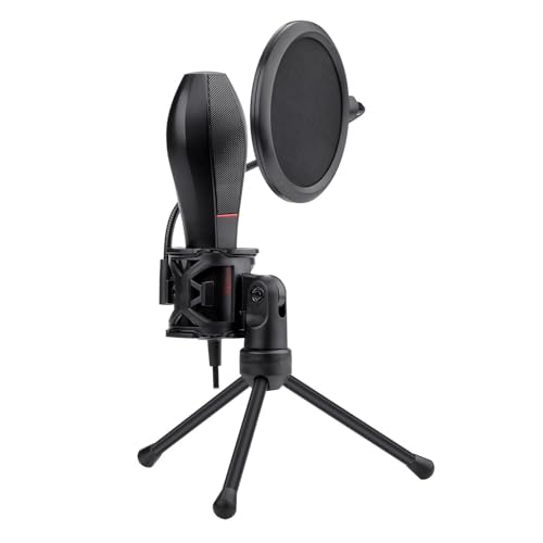 USBマイク 卓上マイク 会議マイク デスクマイク 多機能有線 ゲーミングマイク USBコンデンサー ストリーミングマイク スタジオレコーディング用のアナログ三脚ラップトップストリーミング 小型 Web会議 ボイスチャット 配信 Windows mac (quasar2 GM200-1)