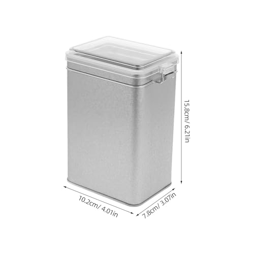 Envase hermético de hojalata para café con ventana miniatura 2