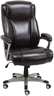 AmazonBasics Big & Tall Executive Computer Desk Chair - Adjustable with Armrest, 350-Pound