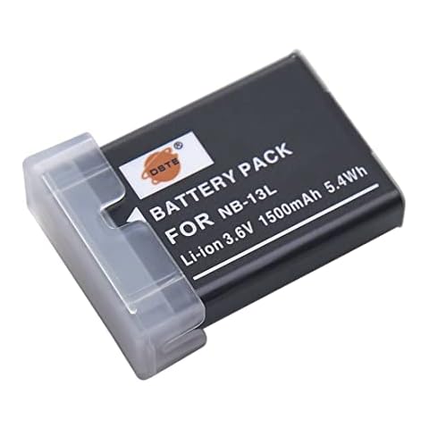 DSTE NB-13L NB13L Li-Ion Battery Compatible with Canon PowerShot G5X, G7X, G9X, G5 X Mark II, G7X Mark II, G9X Mark II, SX740 HS, SX720 HS, SX620 HS Cover