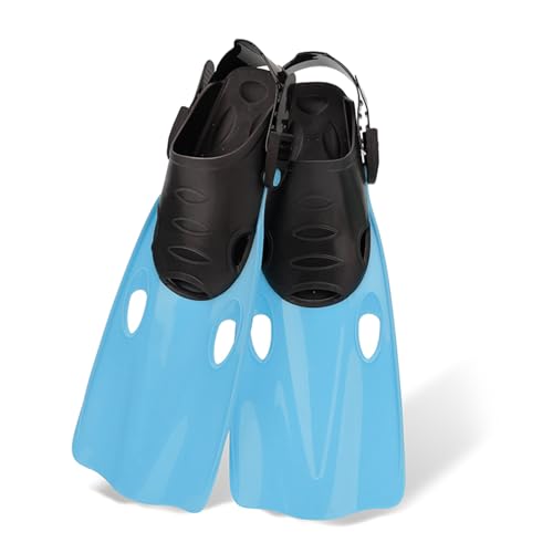 Aletas de snorkel natación aletas de buceo ajustable para buceo, snorkeling, aletas de natación, entrenamiento, aletas de natación, para adultos, hombres, mujeres