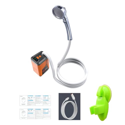 Pompe de douche électrique rechargeable pour douche extérieure de camping - 6