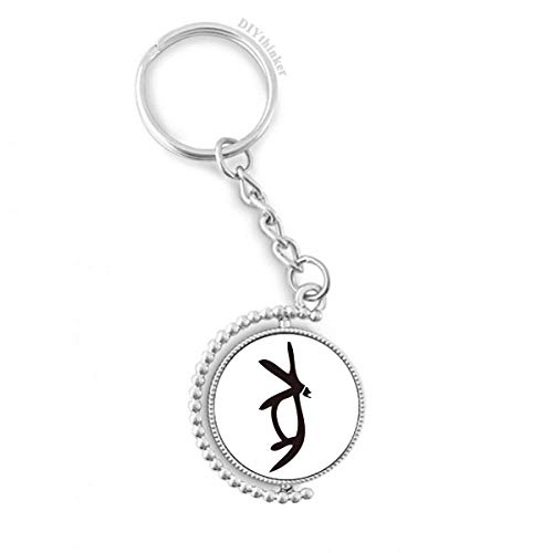 Llavero del Zodiaco Chino de Cerdo DIYthinker, un amuleto giratorio ideal para regalar