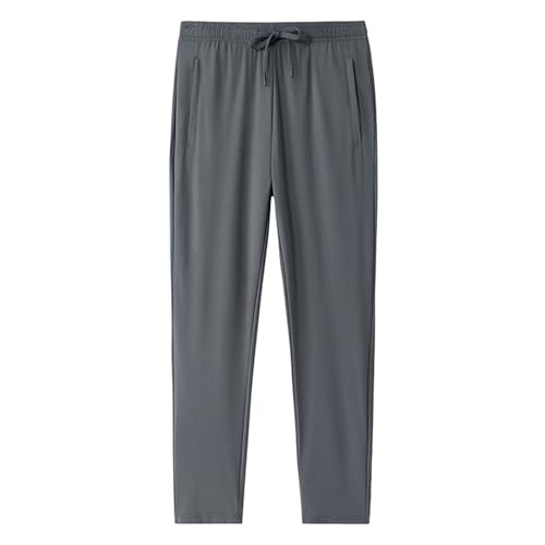 Mens Casual Sport Pants Plus Szie Ice Silk Lightweight Breathable Sweatpants Summer Casual Quick Dry Beach Pant