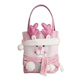 Bonita bolsa de almacenamiento de caramelos de dibujos animados para decoración del hogar y embalaje de festivales, almacenamiento de caramelos, regalo de víspera de muñeca de dibujos animados