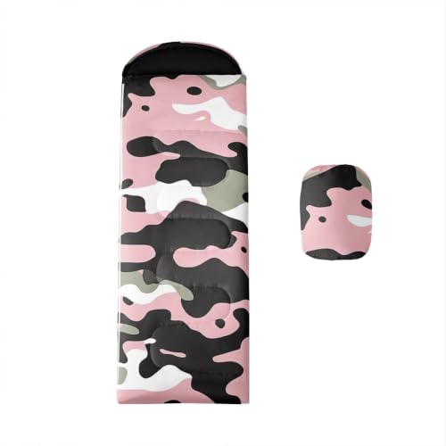 Bolsa de dormir Erosebridal camuflaje verde para camping miniatura 1