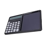 Bloc-notes : comprend un bloc-notes de 7 pouces qui vous permet de prendre des notes ou de dessiner des diagrammes tout en calculant, à l'aide du stylet inclus stocké dans le coin inférieur gauche.Vous pouvez conserver vos notes en tournant la clé en position verrouillée.Et si vous souhaitez effacer les notes, veuillez le mettre en position déverrouillée et cliquer sur la touche de nettoyage pour les effacer.