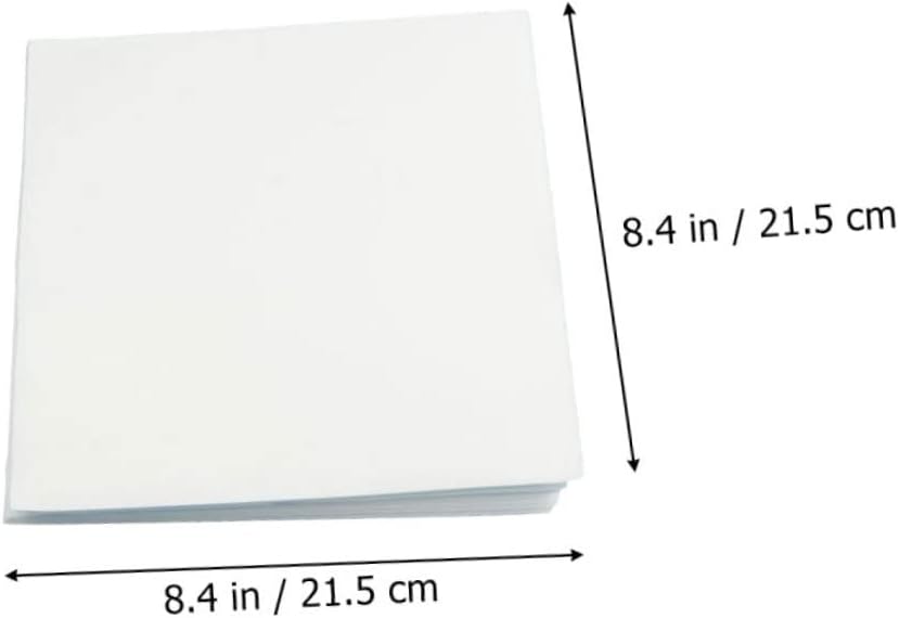 Happyyami 300pcs Bird Cage Mats Disposable Thick Paper Liners for Parrots Canaries and Finches Square Absorbent and Easy to Use Keeps Birdcage Clean