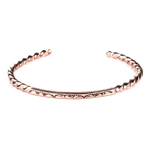 Turquoise Skies Tskies Stamp Dancer: Copper Sage Twist Stacker Bracelet #TOP1