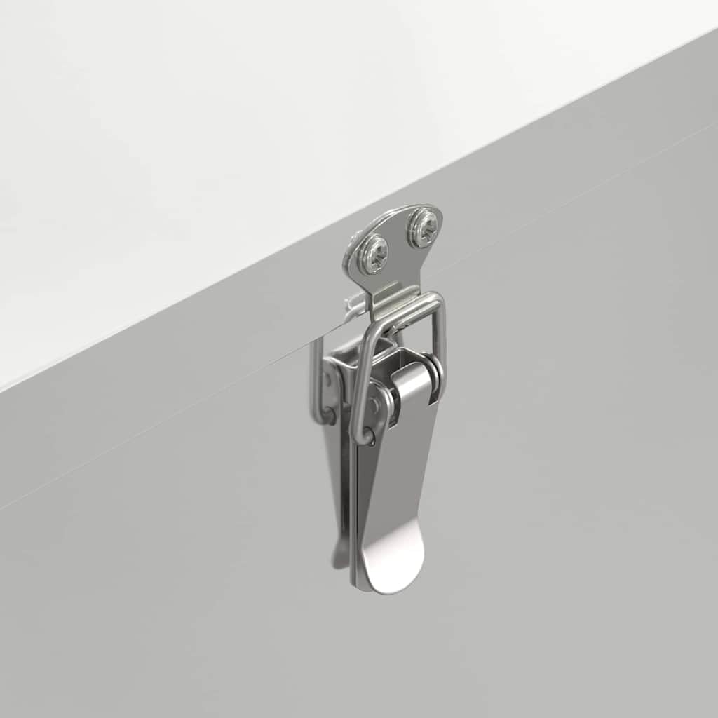 Comedero para gallinas (60,5 x 29 x 51 cm, acero galvanizado)