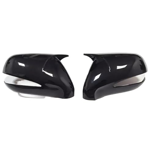 Coque de rétroviseur extérieur pour RX RX270 RX350 RX450 2009-2014 noir brillant LHD