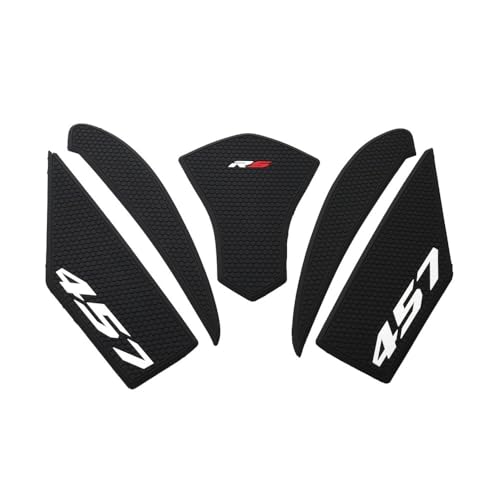 Autocollant pour RS 457 2024-2026 : grip de réservoir latéral noir en caoutchouc antidérapant