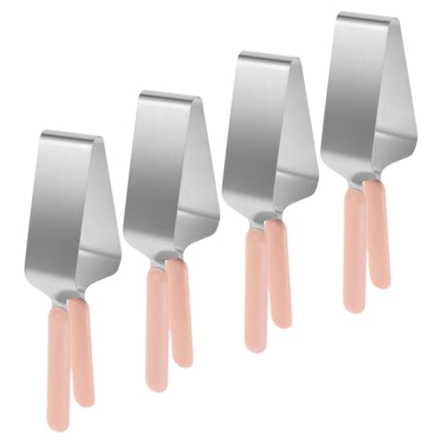 COLLBATH 4pcs Cake Slicer Kitchen Gadget Cake Server Tool Baking Cake Cutter Baking Supply Cake Cutter for Wedding Pie Pizza Cutter Pie Cutter Birthday Cake Cutter Stainless Steel