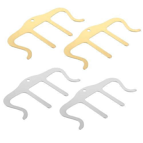 Milisten 4pcs Music Book Clips Music Page Holder Clip Holder for Paper Craftsmanship Random Color