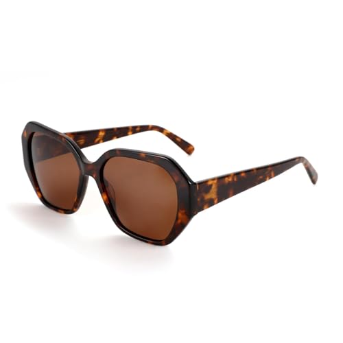 Lunettes de soleil polarisées pour femmes en acétate chic UV400