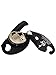 ISC D4 Work Rescue Descender - Industrial Descender for 10.5-11.5mm Ropes, NFPA and ANSI Certified - Black