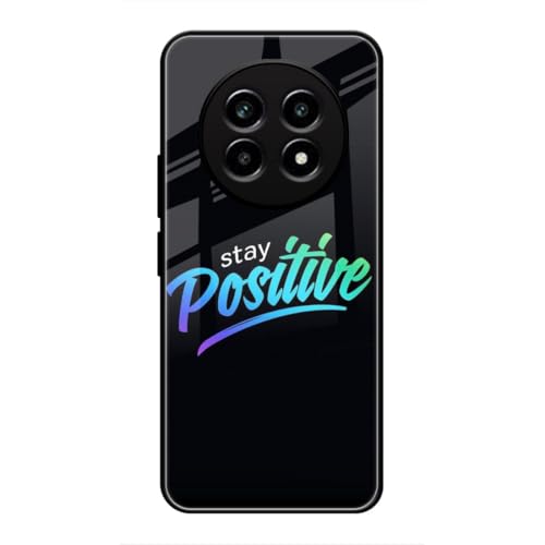 Image of SmashItUp Stay Positive | Motivational Quote Designer Printed TPU Metal Case Mobile Back Cover for Realme 13 Pro / 13 Pro+ Plus (5G)