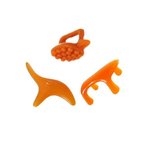 FOMIYES 3pcs Thai Massage Stick Jade Thai Massage Tool Trigeminal Massage Trigger Point Stick Facial Massager Back Personal Self Massager Face Tools Scroll Wheel Body