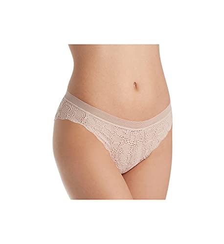 DKNY Women's Superior Lace Bikini Panty, Cameo, Large DKNY Women's Superior Lace Bikini Panty, Cameo, Large