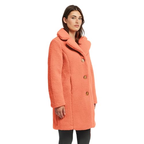 ELLEN TRACY Women's Fur Sherpa Jacket - Notch Collared Teddy Coat with Inseam Pockets - Plush Sherpa Jacket for Women (S-XL)3