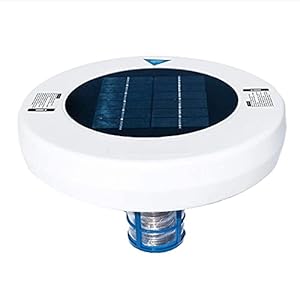 URFEDA Solar Pool Ionizer Pool Onderhoud Kits met Borstel Koper Zilver Ionisator Langere Duurzame Koper Anode doodt…