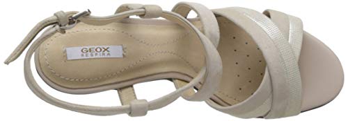 Geox D Jadalis B, Sandali con Zeppa Donna