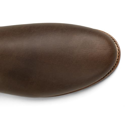 Image of The Montana, Leather Slip On Loafers, Business Casual Shoes for Men, Mens Dress Sneakers, Men's Boat Shoe, Slipper & Moccasins Alternative, Comfortable Dressy Brown & Black, Non Slip Work Loafer