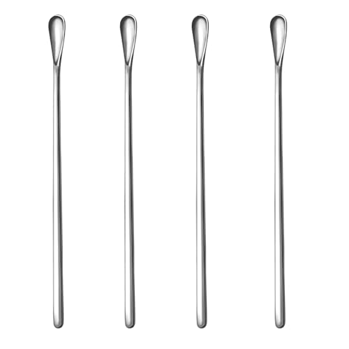 KTOJOY Stainless Steel Cocktail Stirring Spoons, Coffee Stirring Spoon,Tiny Salt