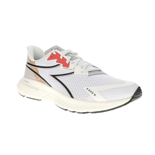 Diadora Mens Mythos Blushield Volo 4 2030 Running Sneakers Shoes - Black, Red, White2