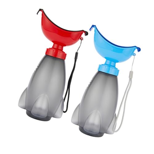 Alasum 2個 便携式尿? 用漏れ防止おまる 携帯トイレ 車載対応 キャンプや長距離旅行に 可愛い デザイン 洗いやすく繰り返し使用可能