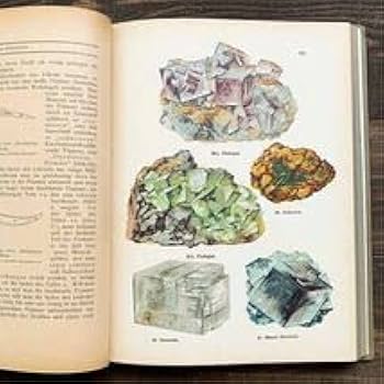 ドイツ鉱物図鑑 Amazon | 1923年ドイツの古い鉱物図鑑(DAS MINERALREICH)アンティーク