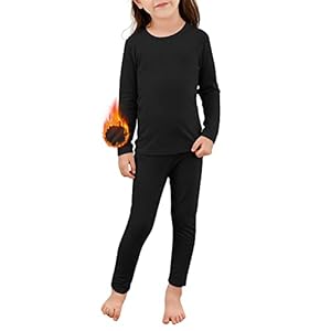 Ropa interior térmica para niños pequeños, capa base de invierno, pantalones largos para niñas y niños