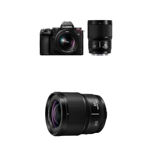 Panasonic LUMIX S5II Mirrorless Camera (DC-S5M2WK) with LUMIX S Series 24mm F1.8 Lens (S-S24)