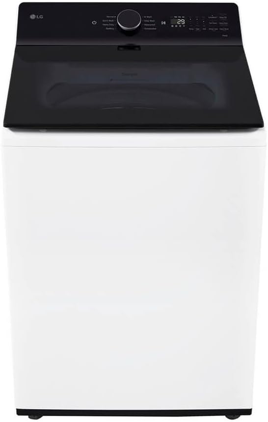 LG WT8400CW 5.5 Cu. Ft. White Mega Capacity Smart Top Load Washer w/EasyUnload