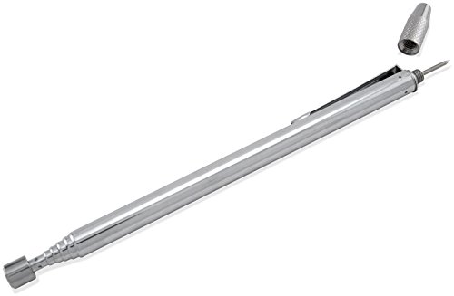 Master Magnetics 07565 Magnetic Pick-Up Tool, Telescoping, Retrieving Magnet with Scribe, 25" Length