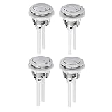 SOIMISS 4 Stück Teiliges Wc-tank Doppelspülknopf Oval Ersatz-drücker für Schnelles Spülen Langlebig Leicht zu Installieren Verschleißfest Badezimmer Ersatzteile