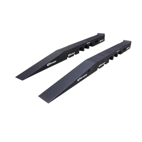 RACE RAMPS RR-PPS-R Portable Pit Stop Ramps (Set of 2, with Scale Cutouts)