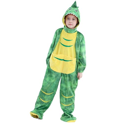HAHASHOW Disfarces carnaval criança, disfarce dinossauro criança 5-6 anos para o Halloween, fatos de carnaval criança menino e menina