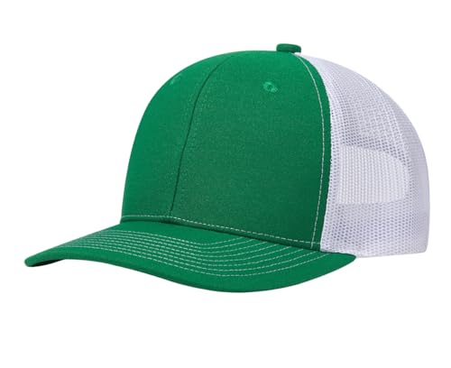 Image of Quanhaigou Trucker Hat - Mesh Snap Back - Unisex Adjustable Baseball Cap - Outdoor Hats for Men Women