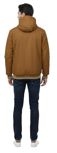 Image of Export Quality Reversible Puffer Jacket in GLD Material best for Winterwear /Hiking /Biking /Camping /Mountaineering /Fashion & Casual Wear(Control Temperature up to 3 Degree Celsius)(3C)