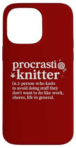 Procrastiknitter ҂ݐ扄΂ X}zP[X iPhone 14 Pro Max p