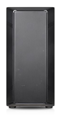 Image of Rosewill Helium NAS Black ATX Mid Tower Computer Case, Mesh Panel, 4X 140mm PWM Fan, Ideal for DIY NAS, Media Servers, or Small Business Applications