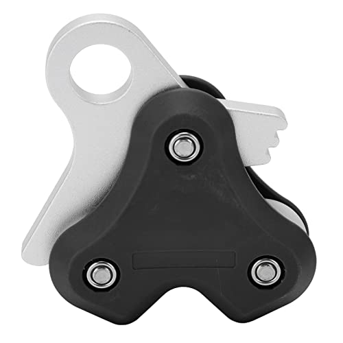 Xolsurg Aluminum Alloy Pulley Scuba Diving Buoy Metal Rope Retractor EFFICIENT Diving Accessories for Scuba Diving (Black)